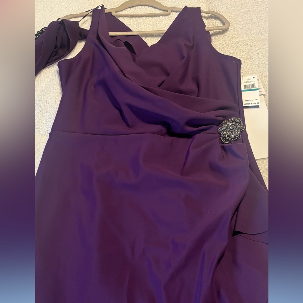 Alex Evenings Elegant Purple Dress